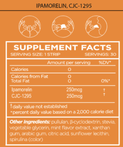 Melts Pro™ CJC-1295 + Ipamorelin Dissolving Strips